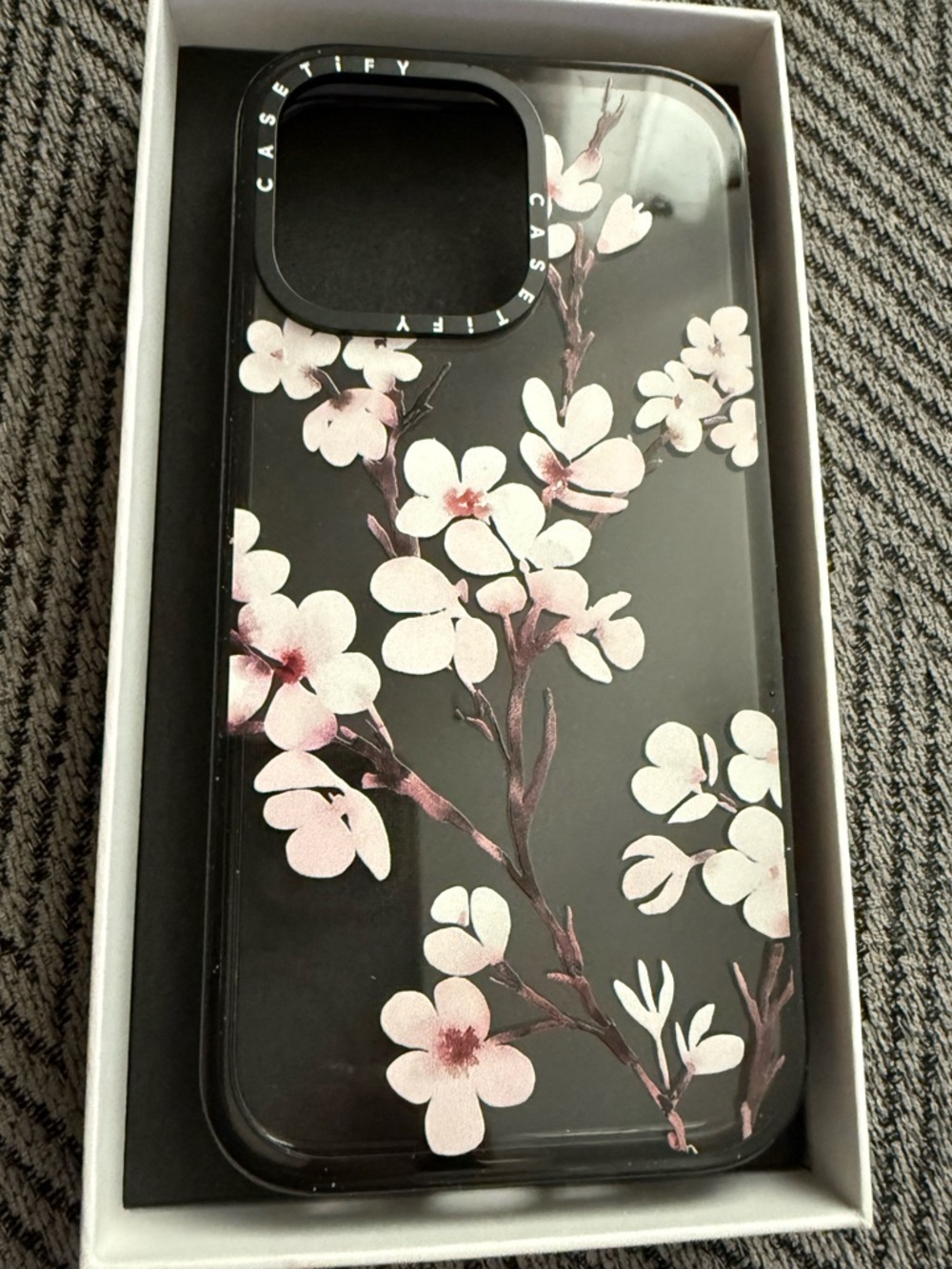 Casetify Floral Cherry Blossom Durable Clear Phone Case for iPhone 15 Pro Max - Picture 3 of 11